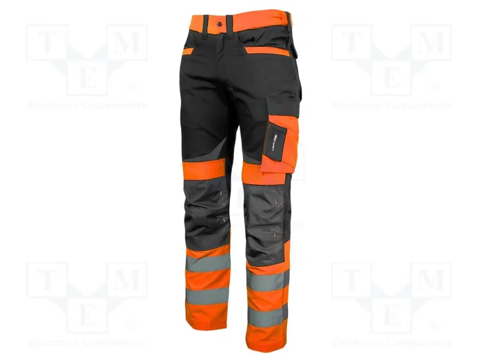 LAHTI PRO Pantalones de Trabajo Negro-Naranja Talla L LAHTI PRO Pantalones de Trabajo Negro-Naranja Talla L