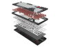 A4-Tech Bloody WS98 Grey WRLS BLMS Red Plus Gris