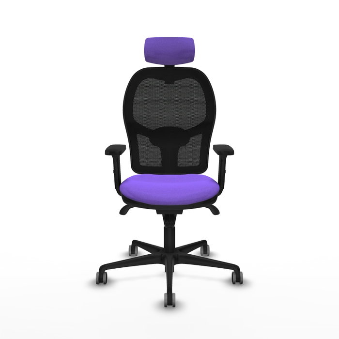 PIQUERAS Y CRESPO Silla de oficina Jorquera Lila y Negro PIQUERAS Y CRESPO Silla de oficina Jorquera Lila y Negro