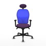 PIQUERAS Y CRESPO Silla de oficina Jorquera con mecanismo Sincro, Morado y Azul
