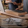 HP 965 Ergonomic Wireless Keyboard Teclado Ergonómico Inalámbrico con Teclado Numérico Desmontable, 20 Teclas Programables, Conexión Bluetooth y USB, Batería Larga Duración
