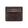 Zoozie Bags Regina - Grey Cartera para Hombre Piel Auténtica Elegante Negra 10.5x2x8cm