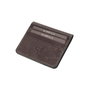 Zoozie Bags Regina - Grey Cartera para Hombre Piel Auténtica Elegante Negra 10.5x2x8cm