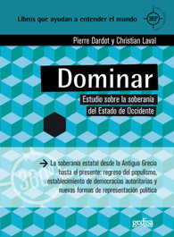 Dominar, Pierre Dardot y Christian Laval - GEDISA EDITORIAL