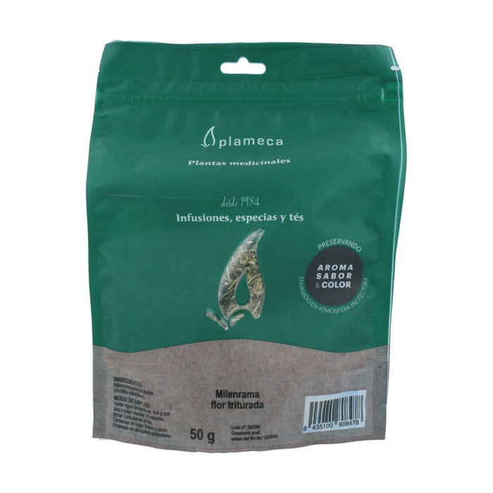 Plameca Milenrama Flor Triturada 50 g Plameca Milenrama Flor Triturada 50 g