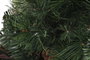 DKD Home Decor Árbol de Navidad LED PVC Verde 80x80x120 con 150 LEDs