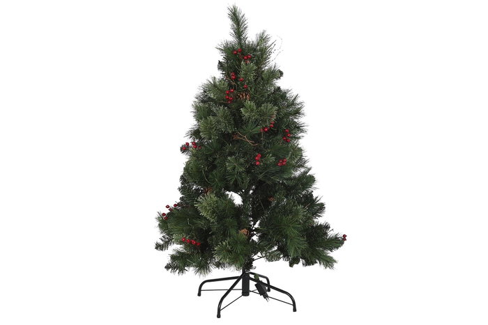 DKD Home Decor Árbol de Navidad LED PVC Verde 80x80x120 con 150 LEDs DKD Home Decor Árbol de Navidad LED PVC Verde 80x80x120 con 150 LEDs