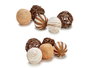 Giftdecor Bolsa 5 Bolas Col Natural Surtido, Especias, 8x49x8 cm (Set de 24)