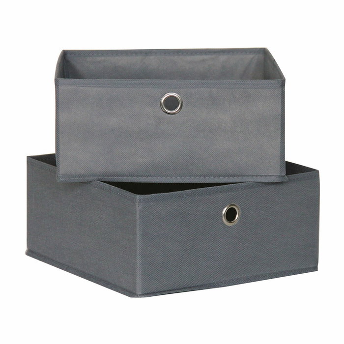 Mondex Lote de 2 cajas ordenación 28 x 28 x 13 cm Mondex Lote de 2 cajas ordenación 28 x 28 x 13 cm