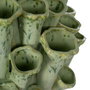 Jarrón Verde Cerámica Decoración 28,50 X 27,50 X 46,50 cm