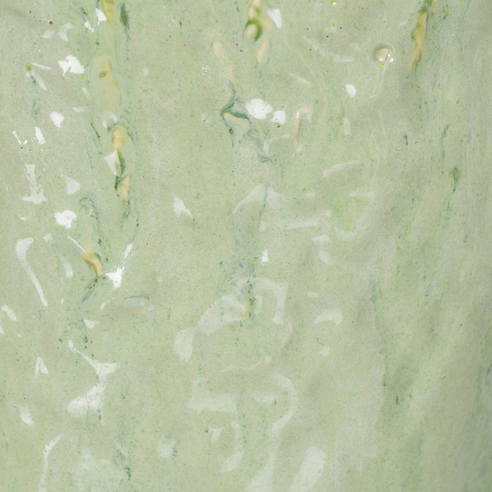 Jarrón Verde Cerámica Decoración 28,50 X 27,50 X 46,50 cm