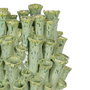 Jarrón Verde Cerámica Decoración 28,50 X 27,50 X 46,50 cm