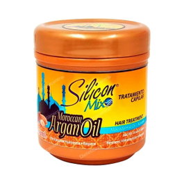 Silicon Mix Tratamiento Capilar Aceite de Argán, Macadamia y Queratina para Reparar y Suavizar, 16oz