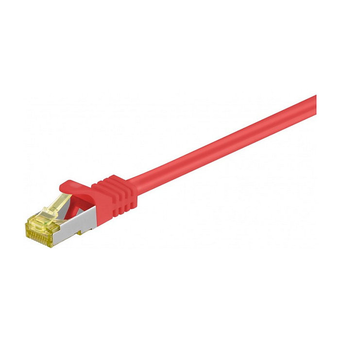 Goobay Cable de red Cat7 91589 de 1 m, Rojo Goobay Cable de red Cat7 91589 de 1 m, Rojo