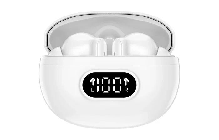 Denver TWE-357 Auriculares TWS Clip de Oreja Blanco