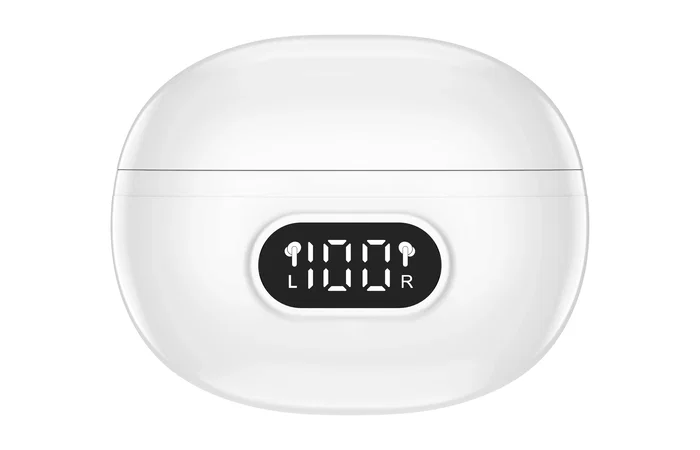 Denver TWE-357 Auriculares TWS Clip de Oreja Blanco