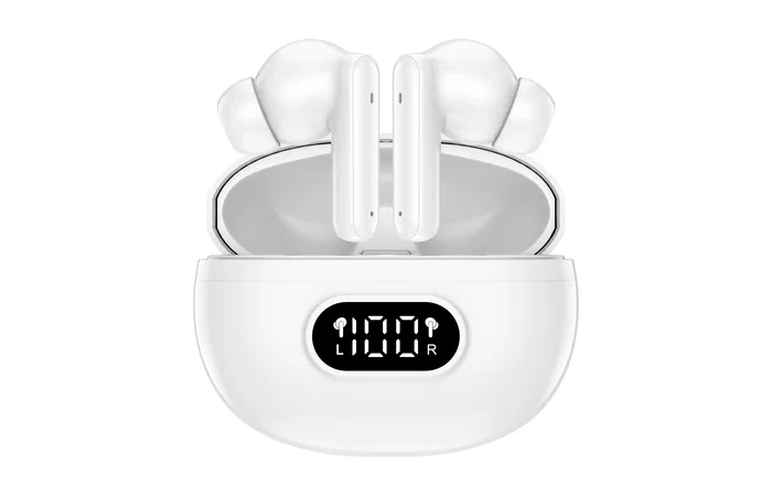 Denver TWE-357 Auriculares TWS Clip de Oreja Blanco