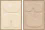 DKD Home Decor Cuadro Lienzo PS Abstracto 3D (Pack de 2)