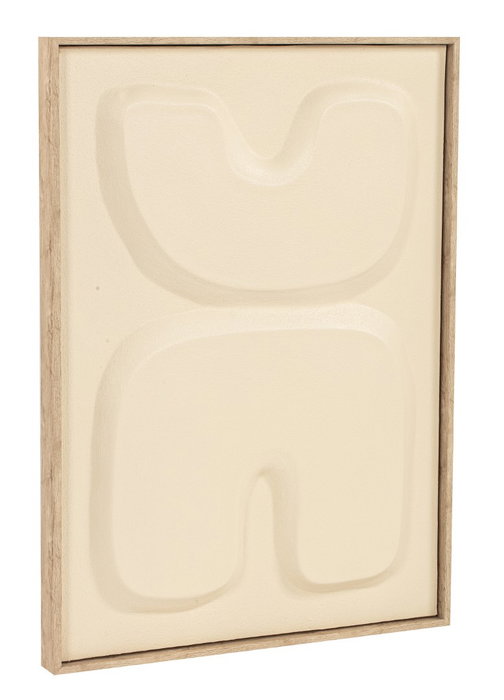 DKD Home Decor Cuadro Lienzo PS Abstracto 3D (Pack de 2)