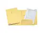 Esselte Subcarpeta de cartulina 3 solapas, formato DIN A4, color amarillo, 275 g