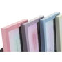 DKD Home Decor Set de 4 Marcos de Fotos 13x18 en MDF y Cristal Surtido de Colores