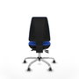 PIQUERAS Y CRESPO Silla de oficina Elche con mecanismo Asincro, Azul