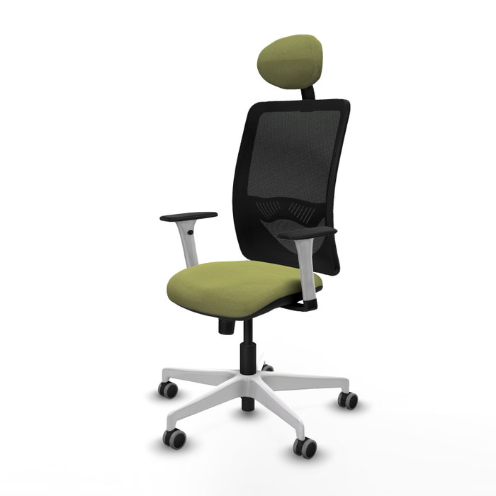 PIQUERAS Y CRESPO Silla de oficina Zulema Verde oliva con mecanismo Sincro PIQUERAS Y CRESPO Silla de oficina Zulema Verde oliva con mecanismo Sincro