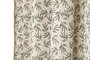 DKD Home Decor Nature23 Cortina Cottage Natural Verde Algodon Yute 260 x 140 cm (2 Unidades)