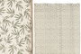 DKD Home Decor Cortina de Algodón y Yute 140x260 cm Natural y Verde