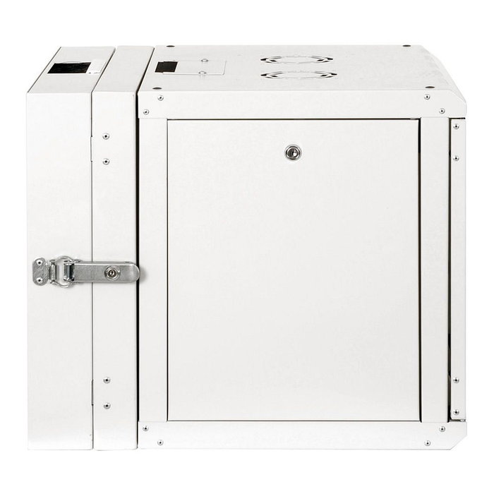 ROLINE 26.21.0011 Bastidor de Pared 19" 9U para Rack, 600x600 mm, 50 kg Carga, Gris, con Rieles y Bloqueo de Teclado, IP20