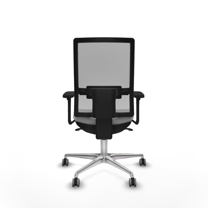 PIQUERAS Y CRESPO Silla de oficina Horna con mecanismo Sincro, brazos 3D y tela gris claro PIQUERAS Y CRESPO Silla de oficina Horna con mecanismo Sincro, brazos 3D y tela gris claro