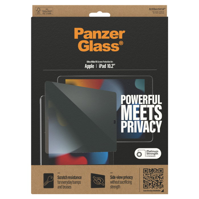 PanzerGlass Protector de Pantalla de Privacidad iPad 10.2 (2019, 2020, 2021) - Antirreflectante, Anti-Huellas, Super+ PanzerGlass Protector de Pantalla de Privacidad iPad 10.2 (2019, 2020, 2021) - Antirreflectante, Anti-Huellas, Super+