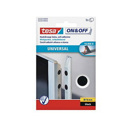 Tesa On & Off® Klettpunkte negro