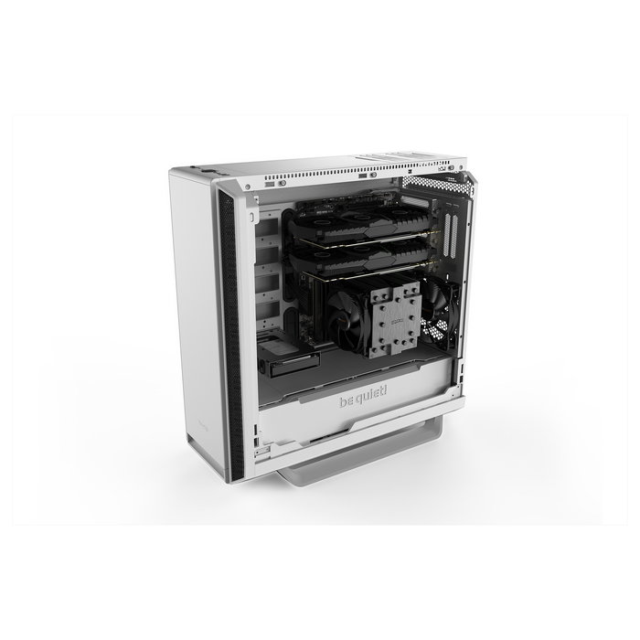 Be Quiet! Silent Base 802 White Midi Tower PC ATX EATX Micro-ATX Mini-ITX ABS Acero Filtro anti-polvo Gestión de cables Botón de encendido/apagado 18,5 cm de altura para CPU