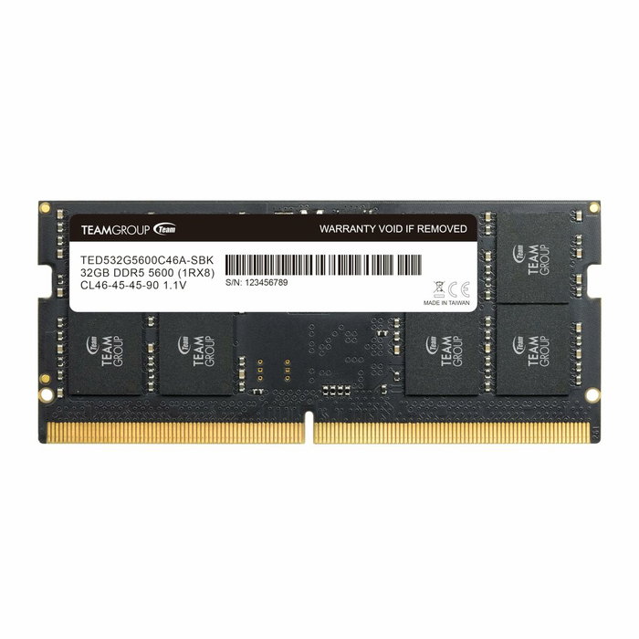 Team Group ELITE TED532G5600C46A-S01 memoria 32 GB DDR5 5600 MHz ECC