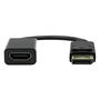 Garbot Adaptador de Cable DP a HDMI M/F Negro 20cm