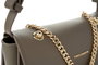 Vince Camuto Sorrento Bolso Bandolera Piel Sintética Dark Mink 27x20x9 cm
