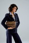 Vince Camuto Sorrento Bolso Bandolera Piel Sintética Dark Mink 27x20x9 cm