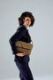 Vince Camuto Sorrento Bolso Bandolera Piel Sintética Dark Mink 27x20x9 cm