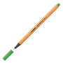 Stabilo Rotulador Point 88 punta de fieltro fina verde neon