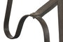 DKD Home Decor Banco Balines Natural Negro 155 x 44 x 38 cm Teca Hierro