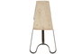 DKD Home Decor Banco Balines Natural Negro 155 x 44 x 38 cm Teca Hierro