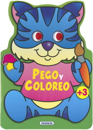 SUSAETA EDICIONES, Pego y coloreo animales 3