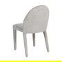 Silla Beige Tejido-Metal 47 X 61,50 X 85 cm (Set de 2)