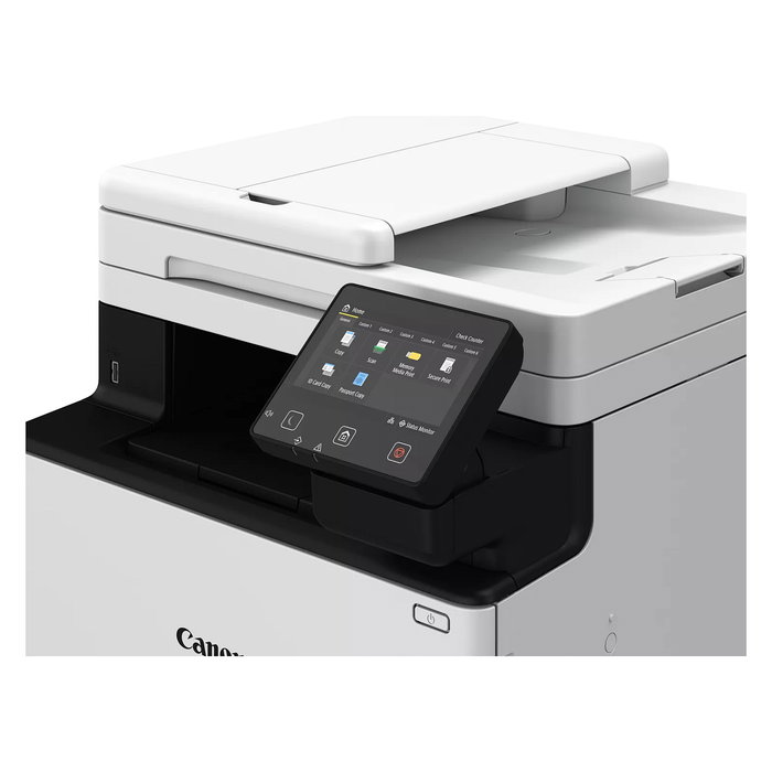 Canon i-SENSYS MF752Cdw - Multifunción Color Láser 3 en 1, Impresión/Copia/Escaneo, A4, WiFi, LAN, Dúplex Automático, Pantalla Táctil, Blanco