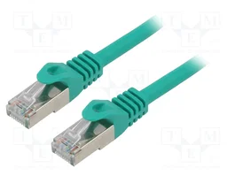 GEMBIRD Patch cord Cat 6a S/FTP 15m verde