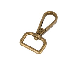 Innspiro Mosquetón Anilla Rectangular Oro Viejo 19,50 mm (5 unidades)