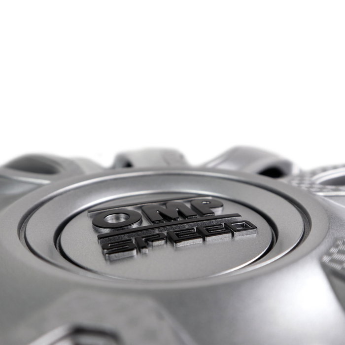 Omp Tapacubos Magnum OMPS07011323 Juego de 4 Unidades 13 Pulgadas Plata-Carbono