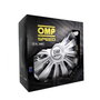 Omp Juego de 4 Tapacubos Magnum Plata/Carbono 13 Pulgadas