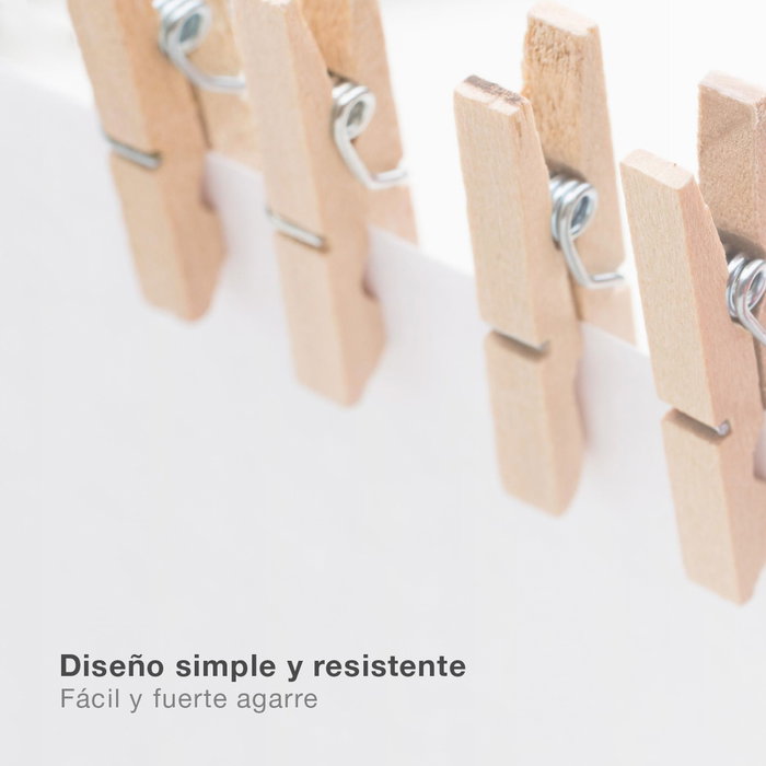 Dovelis Pack 24 pinzas madera para ropa